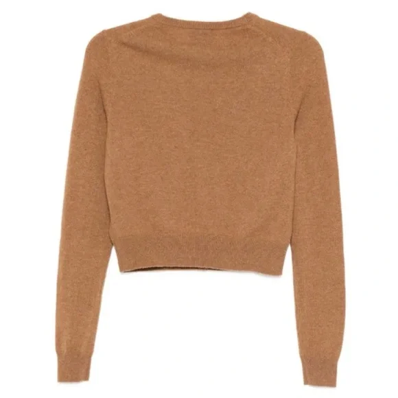 REFORMATION Caspia Clara Cashmere Cardigan in Camel NWT - S - Picture 2 of 7